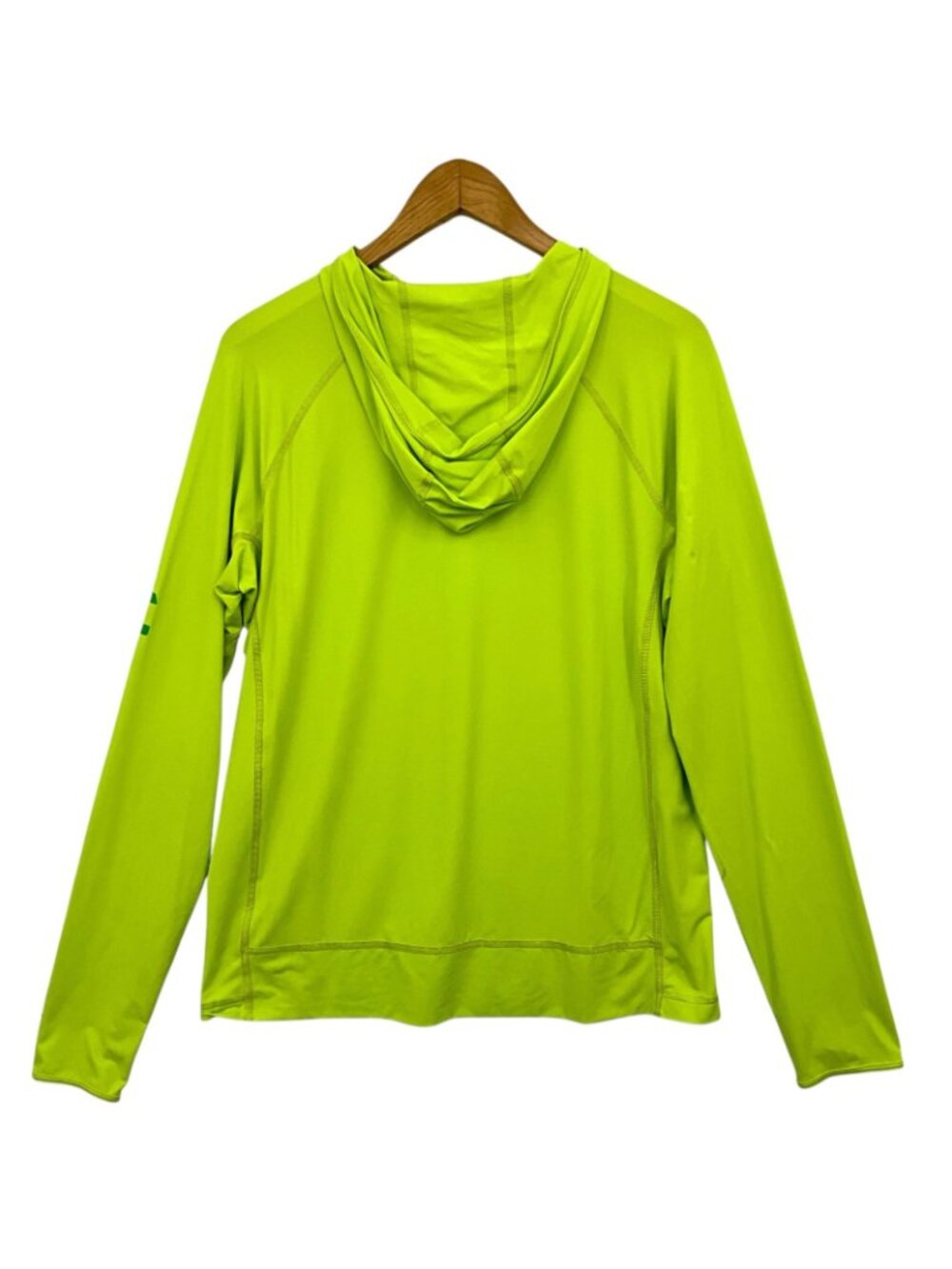 Stio Hylas Hooded Sun Shirt Mens Large Green Long Sleeve UPF 50+ Performance - Picture 5 of 12